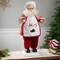 Northlight Animated and Musical Chef Santa Claus With Hot Cocoa and Cookie Christmas Figure - 24"